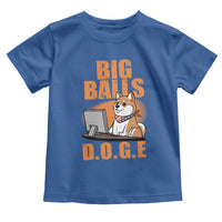 Funny Big Balls D.O.G.E Toddler T Shirt DOGE Shiba