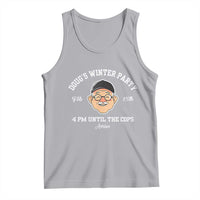 Funny Doug's Winter Party Tank Top February 18th 4pm Until The Cops Arrive