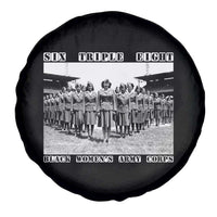 6 Triple 8 Spare Tire Cover Black Women's Army Corps 6888th Battalion