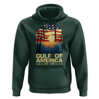 Gulf Of America Hoodie Est 2025 American Flag Retro