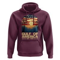 Gulf Of America Hoodie Est 2025 American Flag Retro