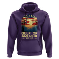 Gulf Of America Hoodie Est 2025 American Flag Retro
