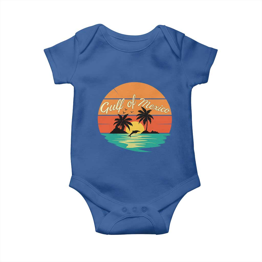 Gulf Of Mexico Baby Onesie Forever Beach Palms Summer Vacation