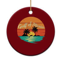 Gulf Of Mexico Ceramic Ornament Forever Beach Palms Summer Vacation - Wonder Print Shop