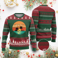 Gulf Of Mexico Ugly Christmas Sweater Forever Beach Palms Summer Vacation - Wonder Print Shop