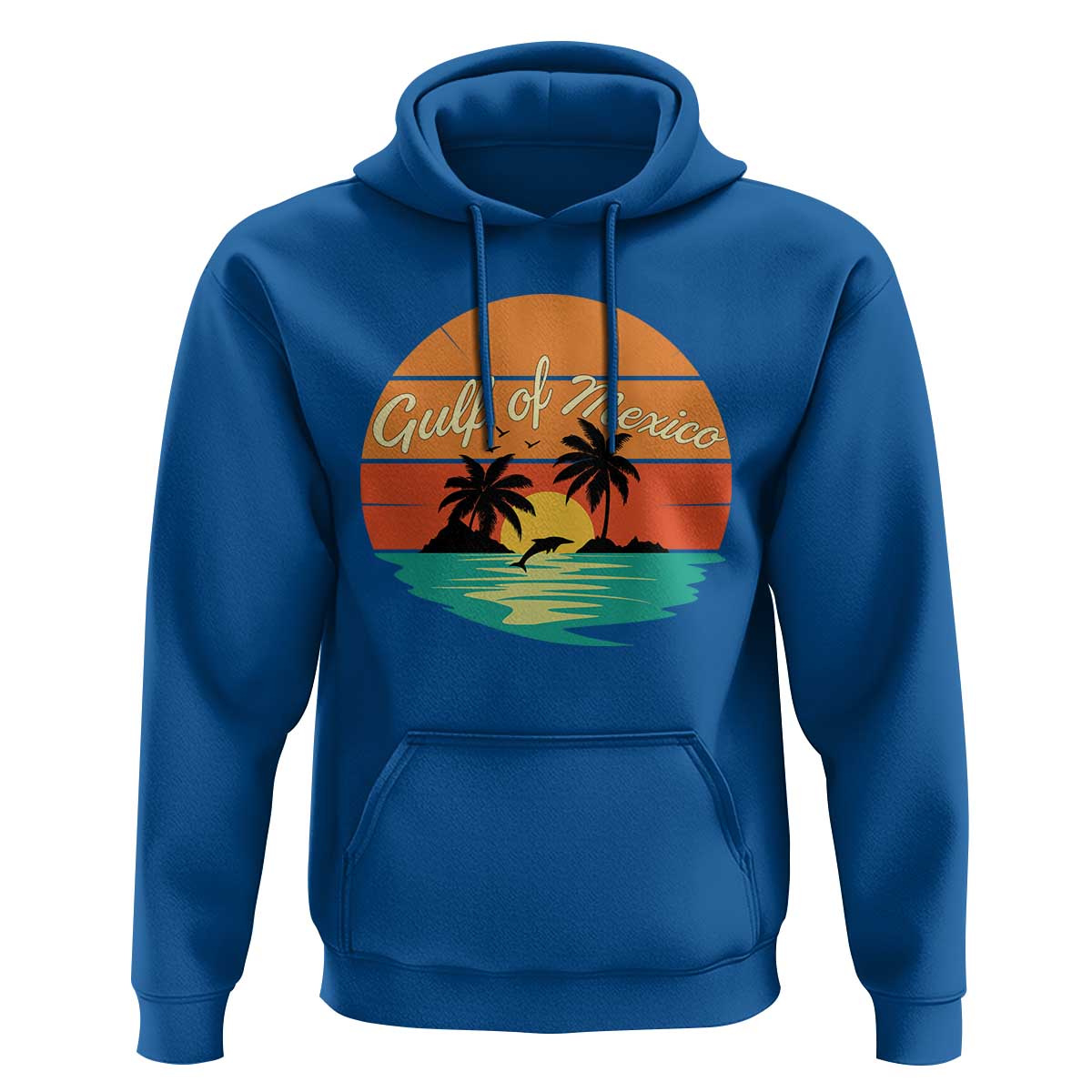 Gulf Of Mexico Hoodie Forever Beach Palms Summer Vacation