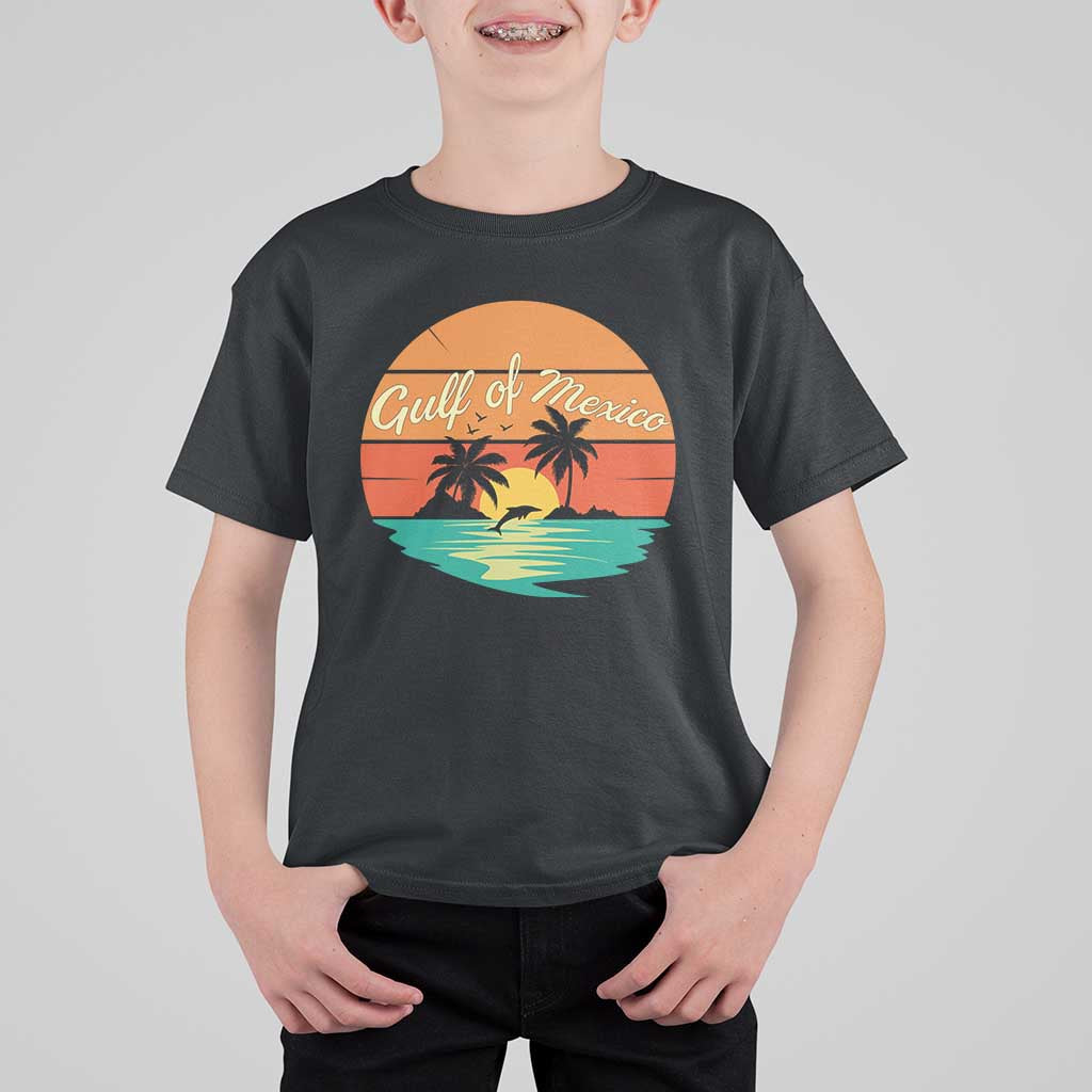 Gulf Of Mexico T Shirt For Kid Forever Beach Palms Summer Vacation