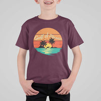 Gulf Of Mexico T Shirt For Kid Forever Beach Palms Summer Vacation