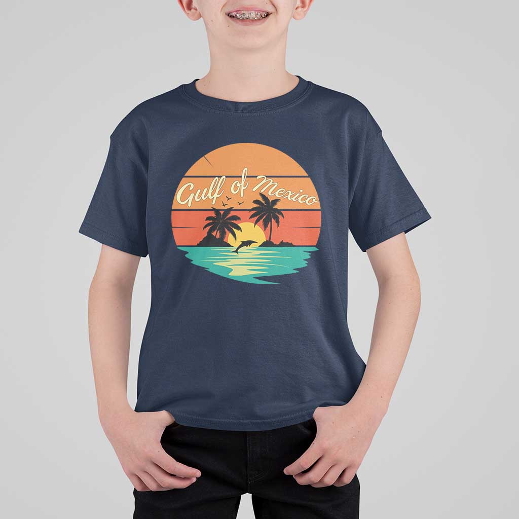 Gulf Of Mexico T Shirt For Kid Forever Beach Palms Summer Vacation