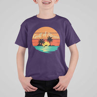 Gulf Of Mexico T Shirt For Kid Forever Beach Palms Summer Vacation