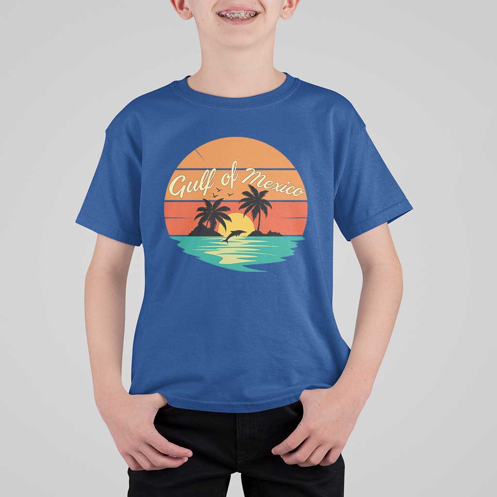 Gulf Of Mexico T Shirt For Kid Forever Beach Palms Summer Vacation