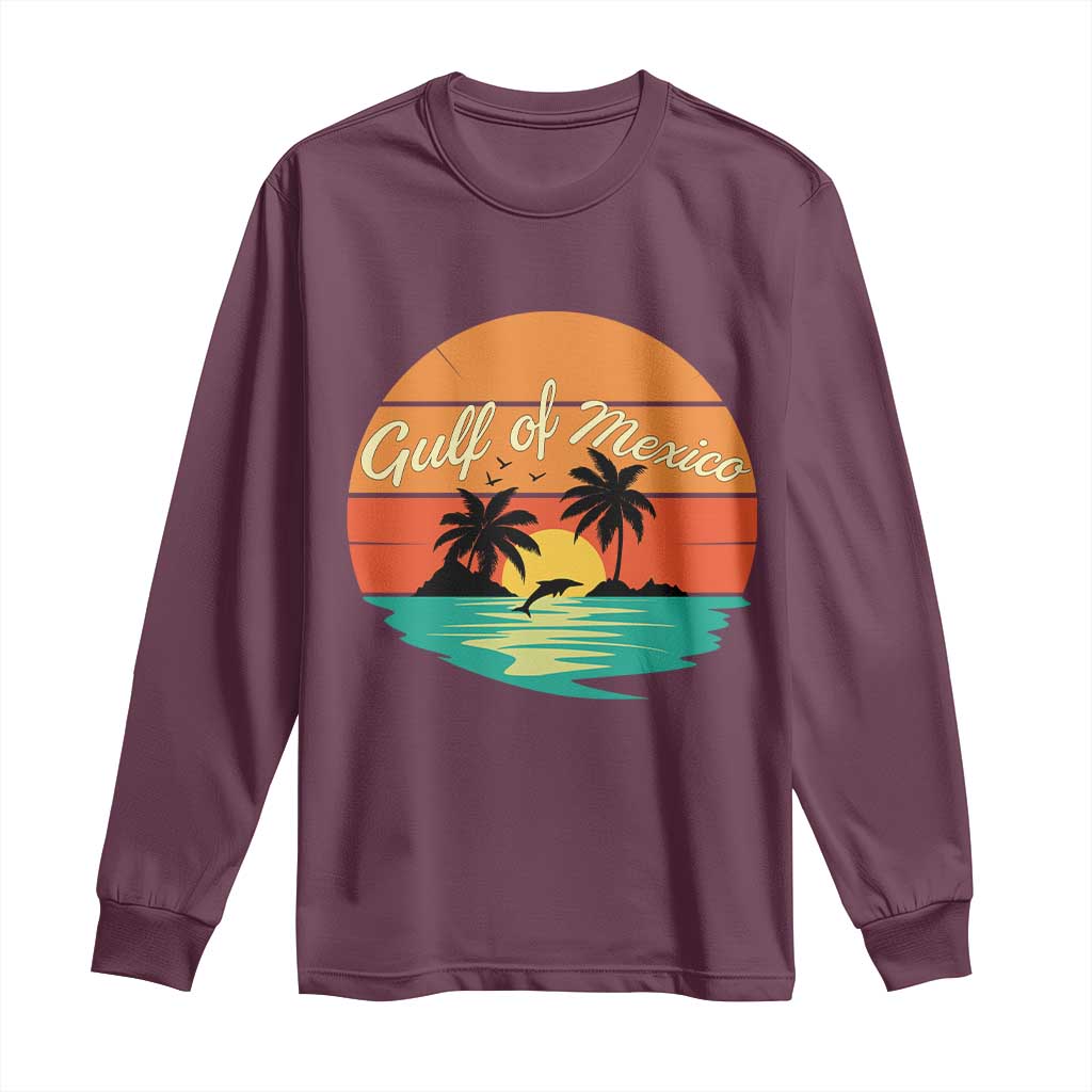 Gulf Of Mexico Long Sleeve Shirt Forever Beach Palms Summer Vacation