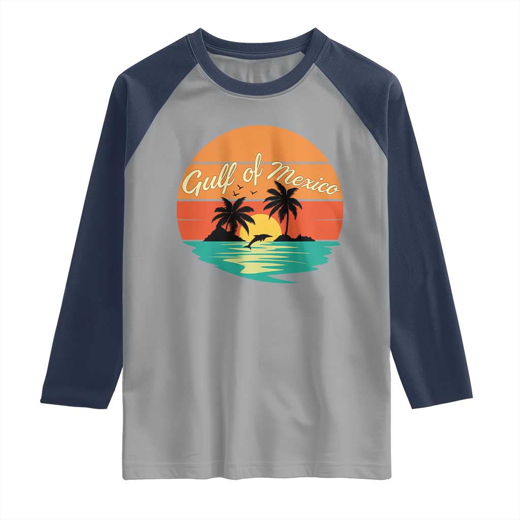Gulf Of Mexico Raglan Shirt Forever Beach Palms Summer Vacation