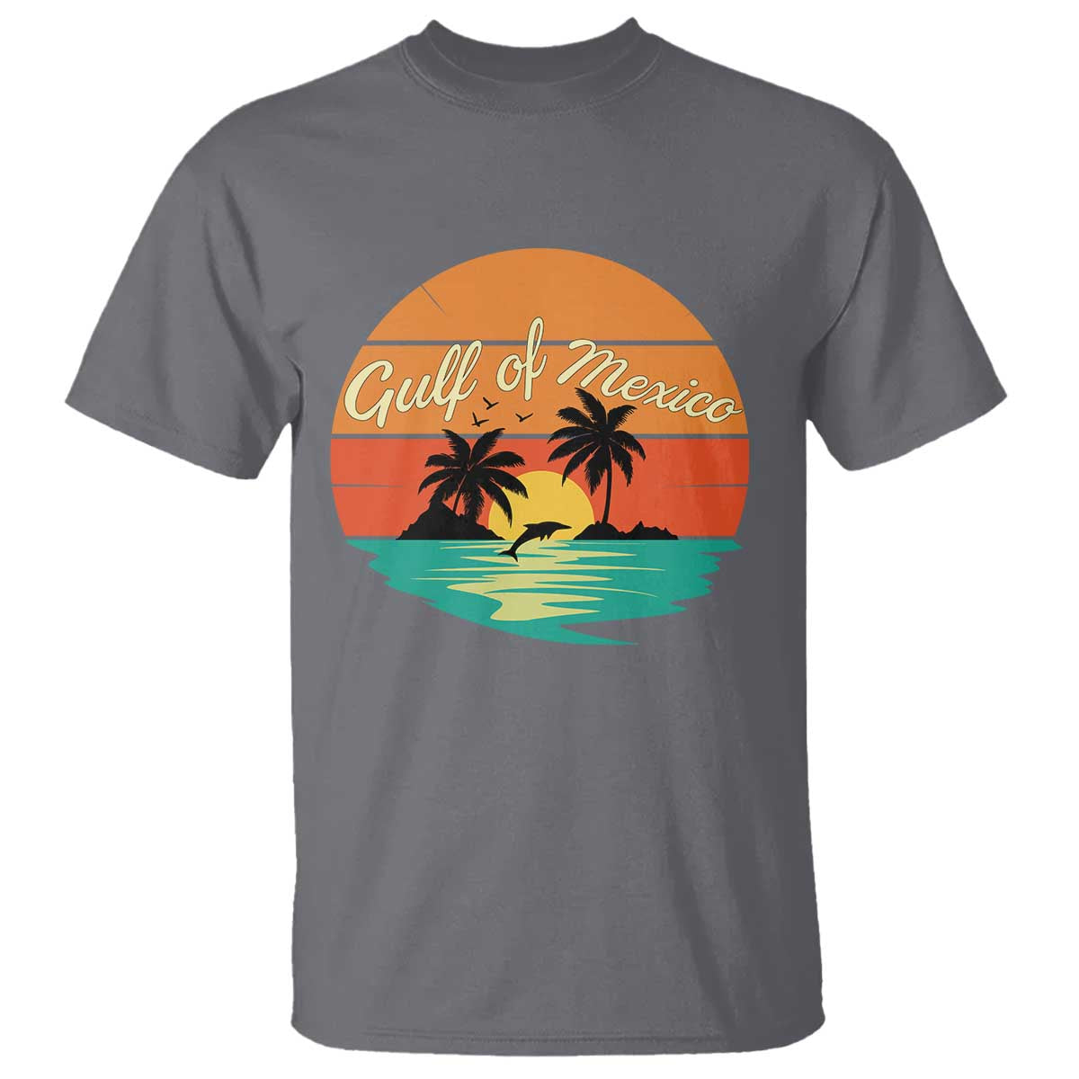 Gulf Of Mexico T Shirt Forever Beach Palms Summer Vacation