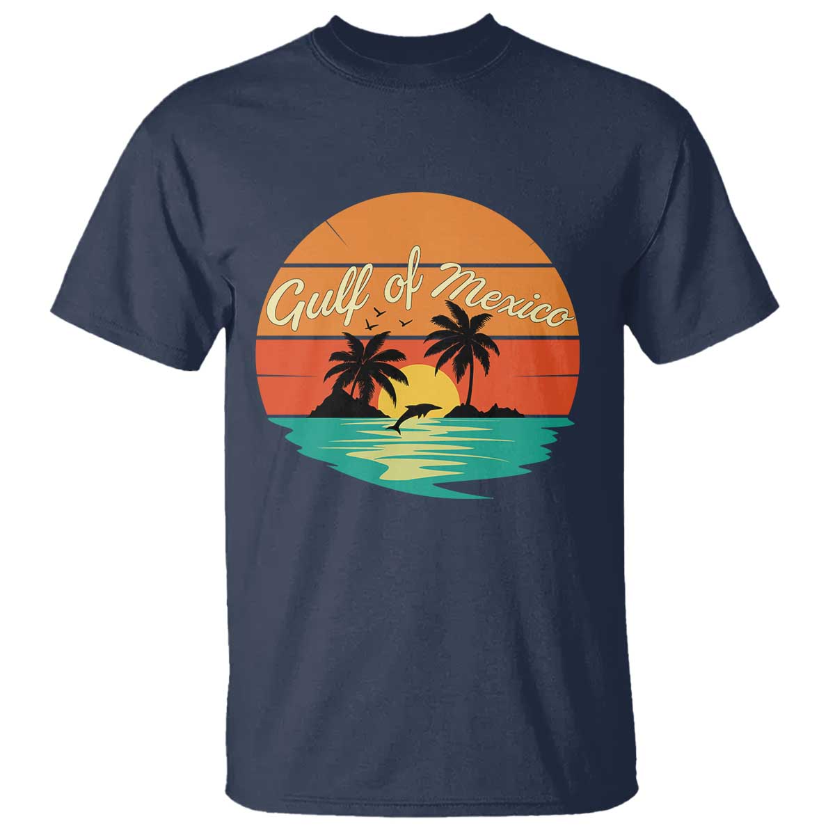 Gulf Of Mexico T Shirt Forever Beach Palms Summer Vacation