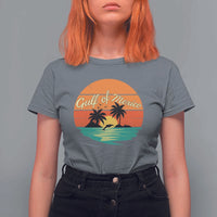 Gulf Of Mexico T Shirt For Women Forever Beach Palms Summer Vacation