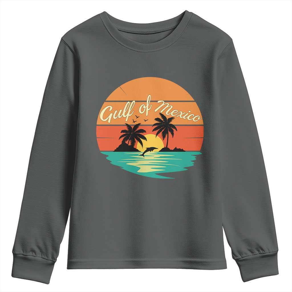 Gulf Of Mexico Youth Sweatshirt Forever Beach Palms Summer Vacation