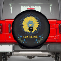 Ukraine Sunflower Spare Tire Cover Ukrainian Flag