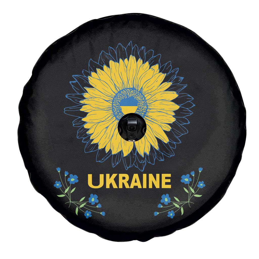 Ukraine Sunflower Spare Tire Cover Ukrainian Flag