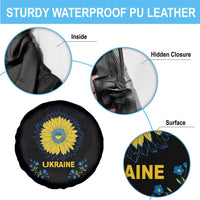 Ukraine Sunflower Spare Tire Cover Ukrainian Flag