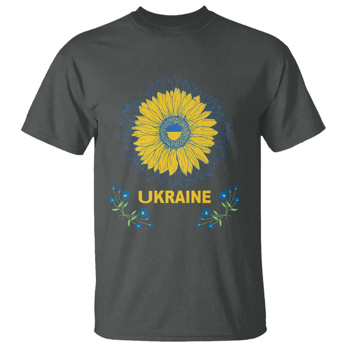 Ukraine Sunflower T Shirt Ukrainian Flag