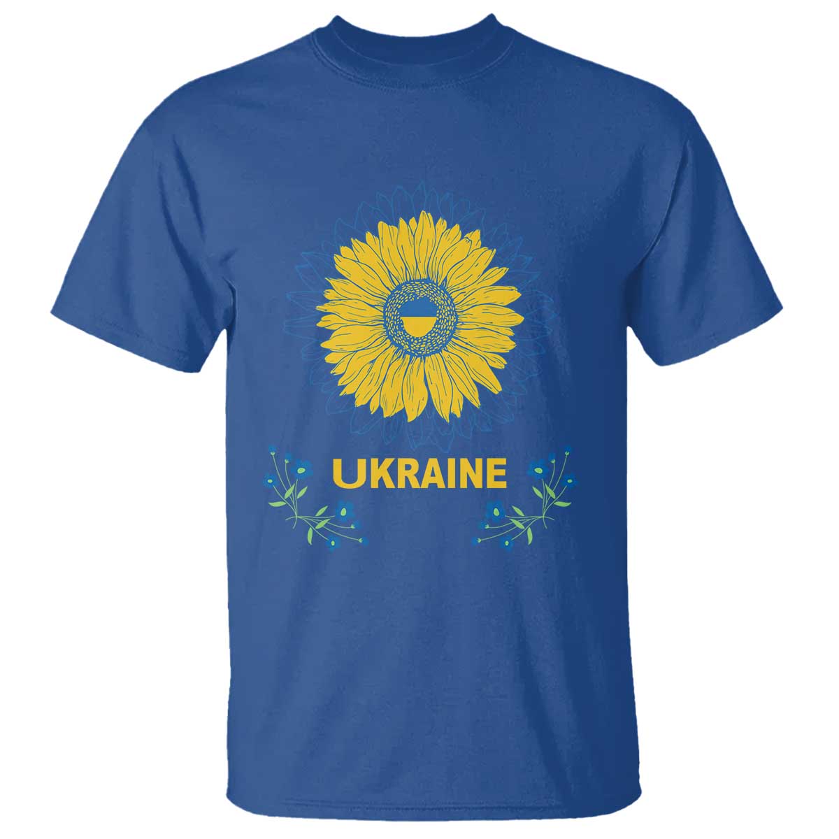 Ukraine Sunflower T Shirt Ukrainian Flag