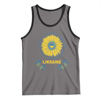 Ukraine Sunflower Tank Top Ukrainian Flag
