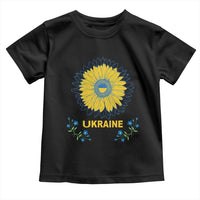 Ukraine Sunflower Toddler T Shirt Ukrainian Flag