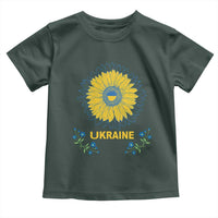 Ukraine Sunflower Toddler T Shirt Ukrainian Flag