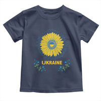 Ukraine Sunflower Toddler T Shirt Ukrainian Flag