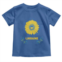 Ukraine Sunflower Toddler T Shirt Ukrainian Flag