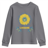 Ukraine Sunflower Youth Sweatshirt Ukrainian Flag