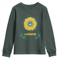 Ukraine Sunflower Youth Sweatshirt Ukrainian Flag
