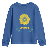Ukraine Sunflower Youth Sweatshirt Ukrainian Flag