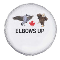 Elbows Up Spare Tire Cover Canada Goose Vs Eagle Maple Leaf TS02