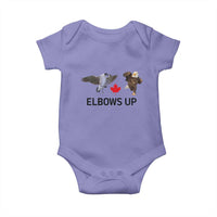 Elbows Up Baby Onesie Canada Goose Vs Eagle Maple Leaf TS02