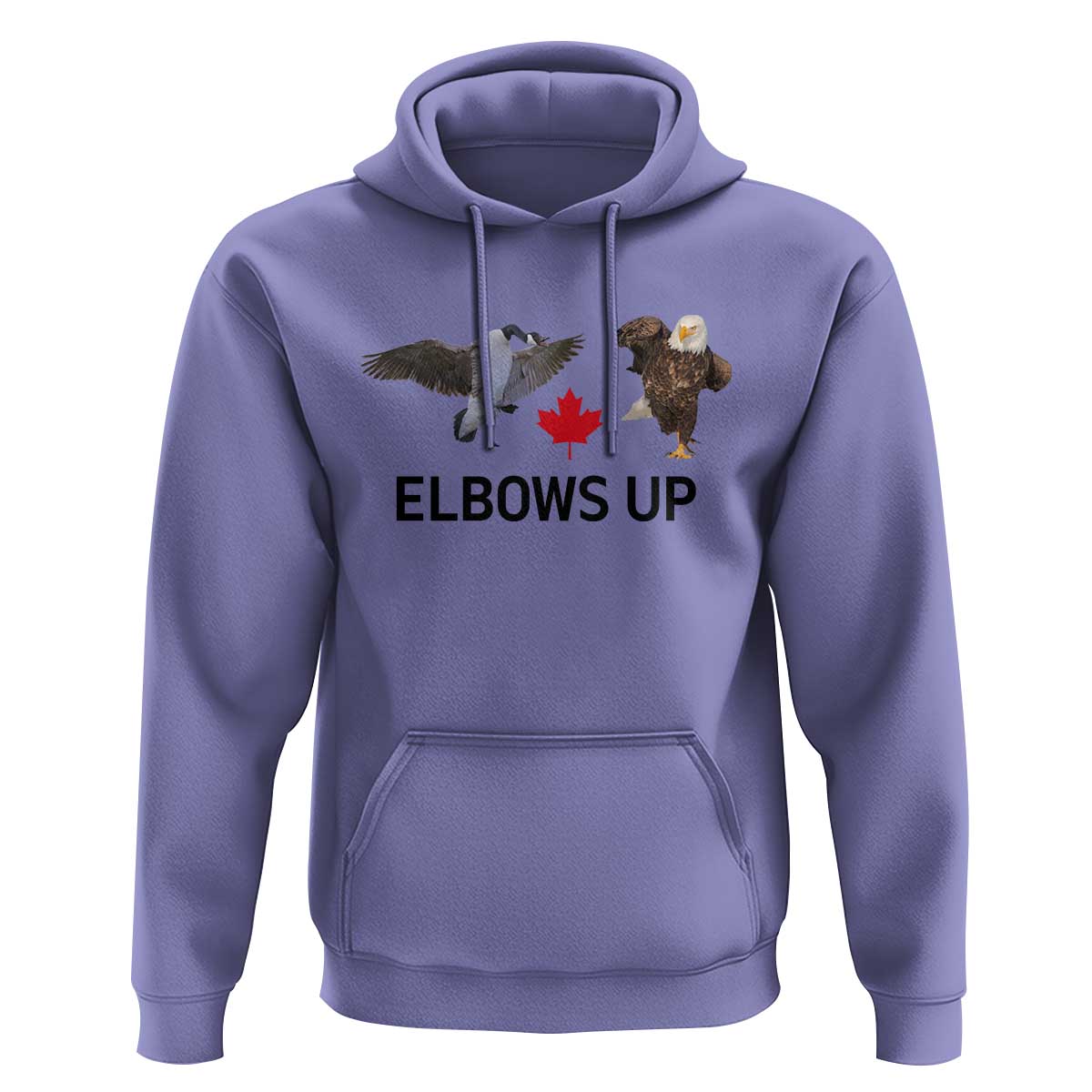 Elbows Up Hoodie Canada Goose Vs Eagle Maple Leaf TS02