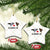 Elbows Up Ceramic Ornament Canada Goose Vs Eagle Maple Leaf - Wonder Print Shop