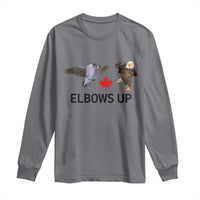 Elbows Up Long Sleeve Shirt Canada Goose Vs Eagle Maple Leaf TS02
