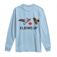 Elbows Up Long Sleeve Shirt Canada Goose Vs Eagle Maple Leaf TS02