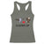 Elbows Up Racerback Tank Top Canada Goose Vs Eagle Maple Leaf TS02
