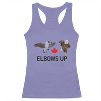 Elbows Up Racerback Tank Top Canada Goose Vs Eagle Maple Leaf TS02