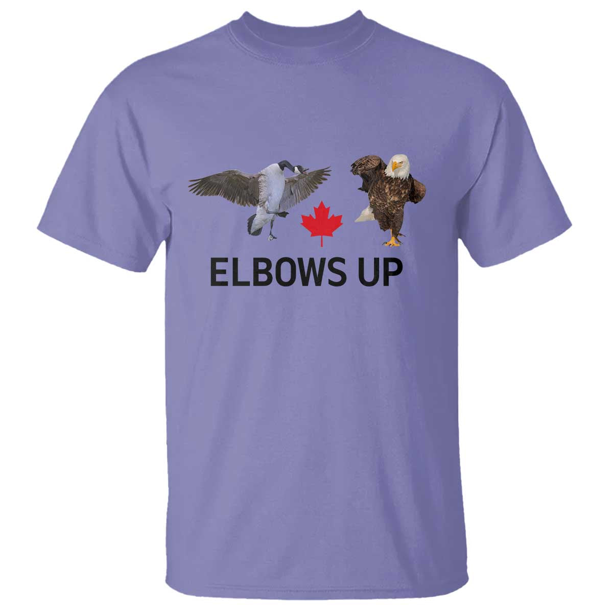 Elbows Up T Shirt Canada Goose Vs Eagle Maple Leaf TS02