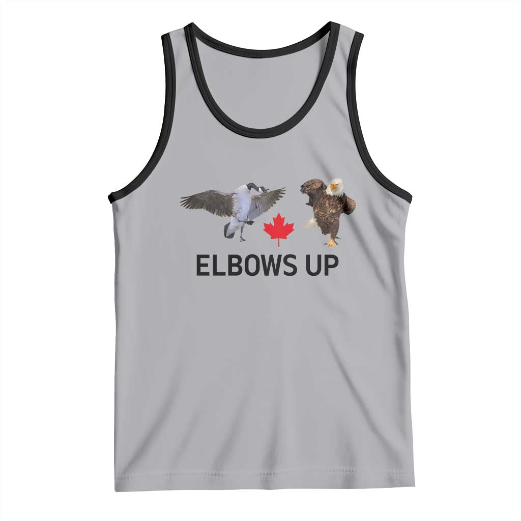 Elbows Up Tank Top Canada Goose Vs Eagle Maple Leaf TS02