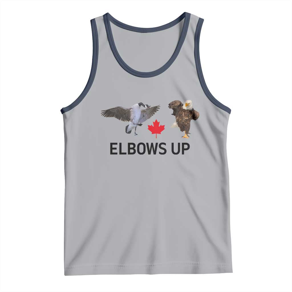 Elbows Up Tank Top Canada Goose Vs Eagle Maple Leaf TS02