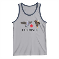 Elbows Up Tank Top Canada Goose Vs Eagle Maple Leaf TS02