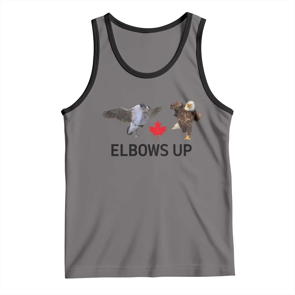 Elbows Up Tank Top Canada Goose Vs Eagle Maple Leaf TS02
