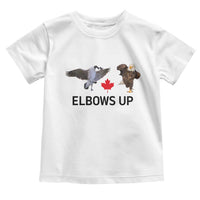 Elbows Up Toddler T Shirt Canada Goose Vs Eagle Maple Leaf TS02