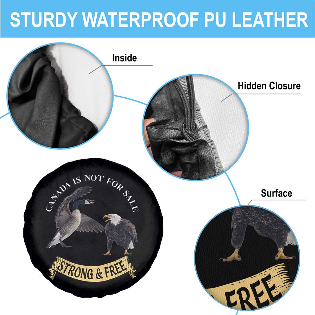 Elbows Up Spare Tire Cover Canada Is Not For Sale Goose Vs Eagle