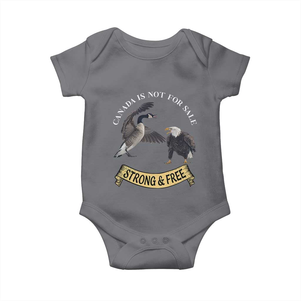 Elbows Up Baby Onesie Canada Is Not For Sale Goose Vs Eagle
